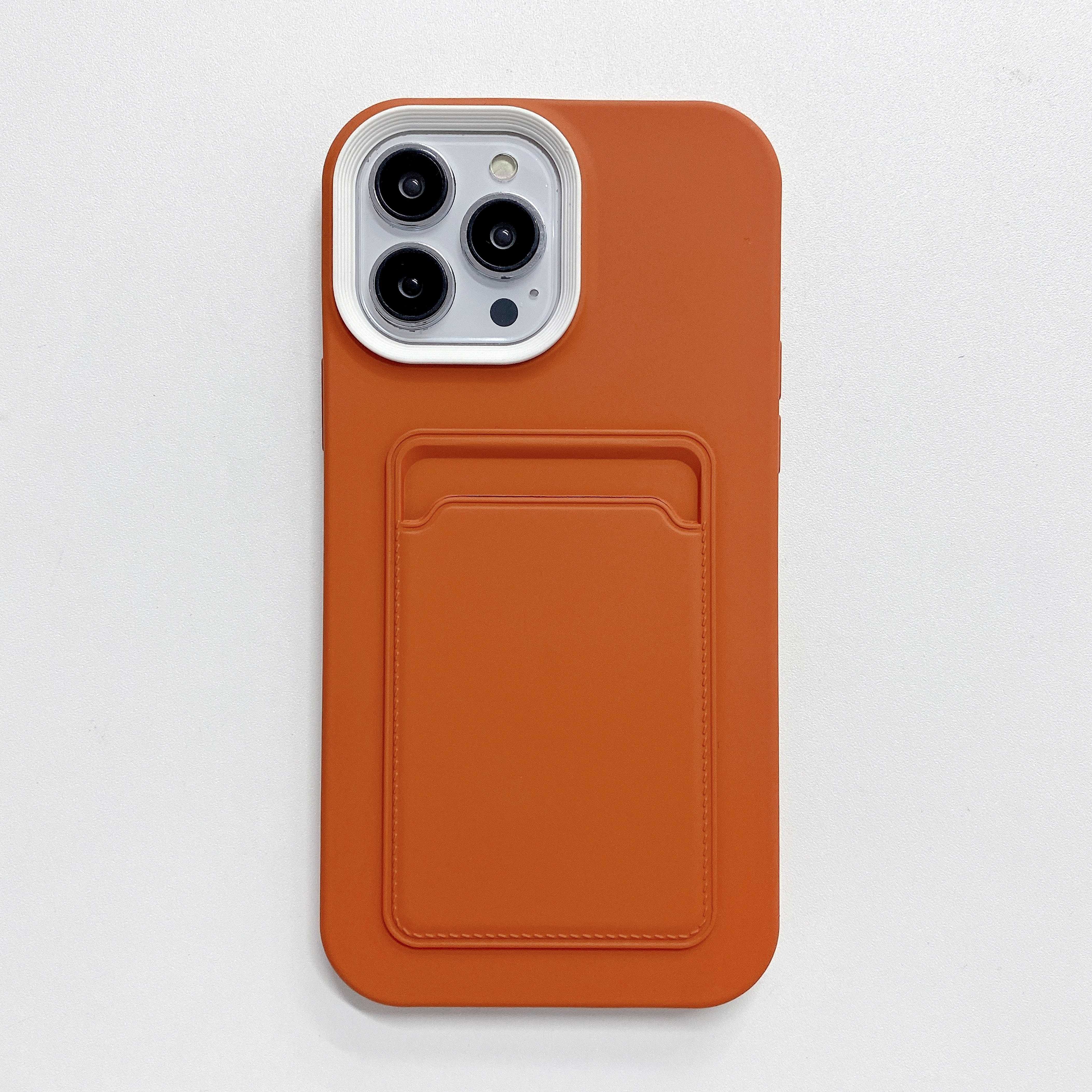 Liquid Skin and Wallet Phone Case for iPhone 7 X/XS 11 12 13 14 15 Pro max-Mobile Phone Cases