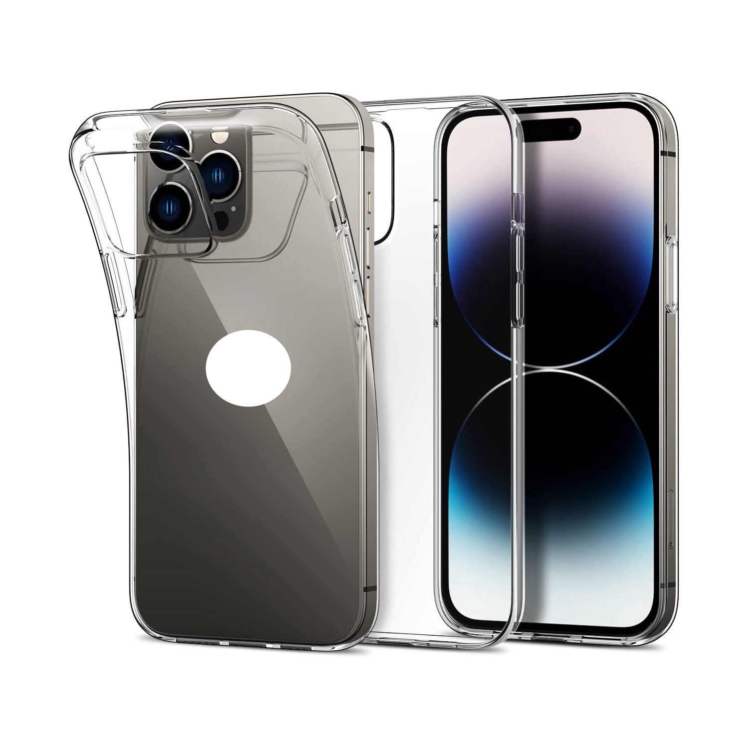 Cheap Price Clear TPU Mobile Phone Case for Iphone Customize Logo Transparent Phone Cover for Samsung Huawei
