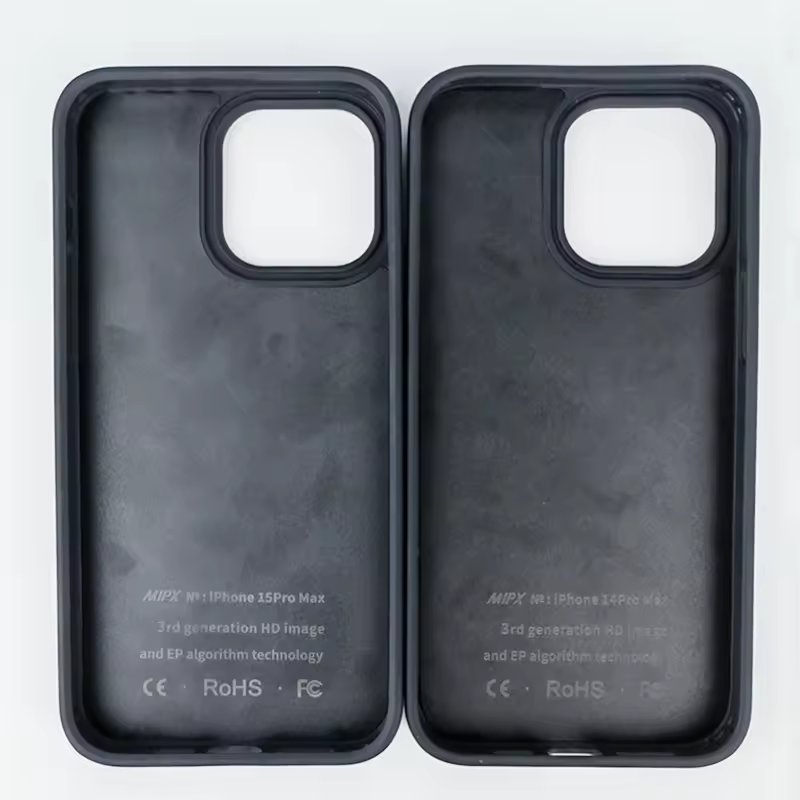 NFC Phone Case Wholesale LED Smart E ink Screen Phone Cases PC Cover For iPhone NFC 12 13 14 15 Pro Max DIY phone display case