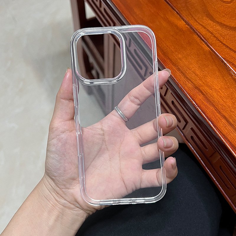 For Iphone 16 Case 2.0mm Transparent Shockproof Soft Tpu Mobile Cell Phone Case For Iphone 16 Plus Pro Max