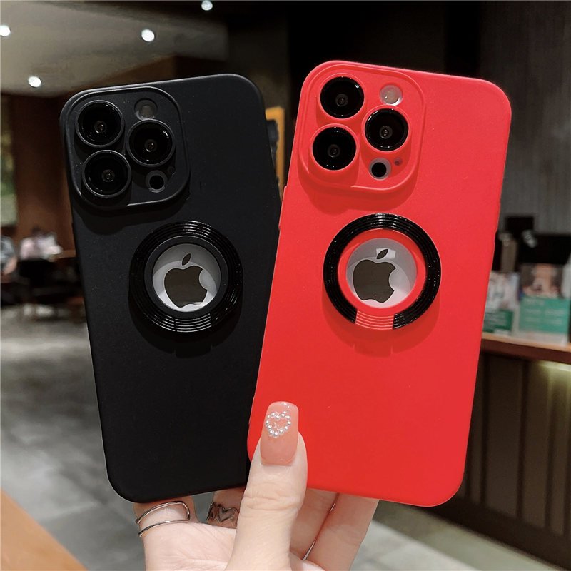 Camera Protection Ring Holder Phone Case For iPhone 14 13 11 12 Pro Max XS Max XR X 11 14Pro Shockproof Bumper Soft Armor Cover