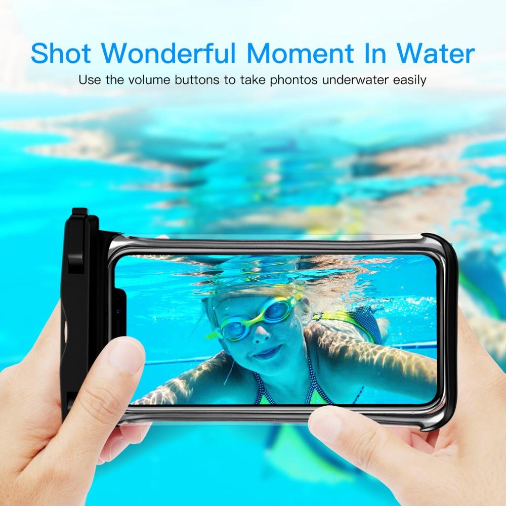 Wholesale Factory Universal Colorful Water Proof mobile phone Pouch Custom PVC TPU Waterproof Phone Case Bag For Sea Cash Card