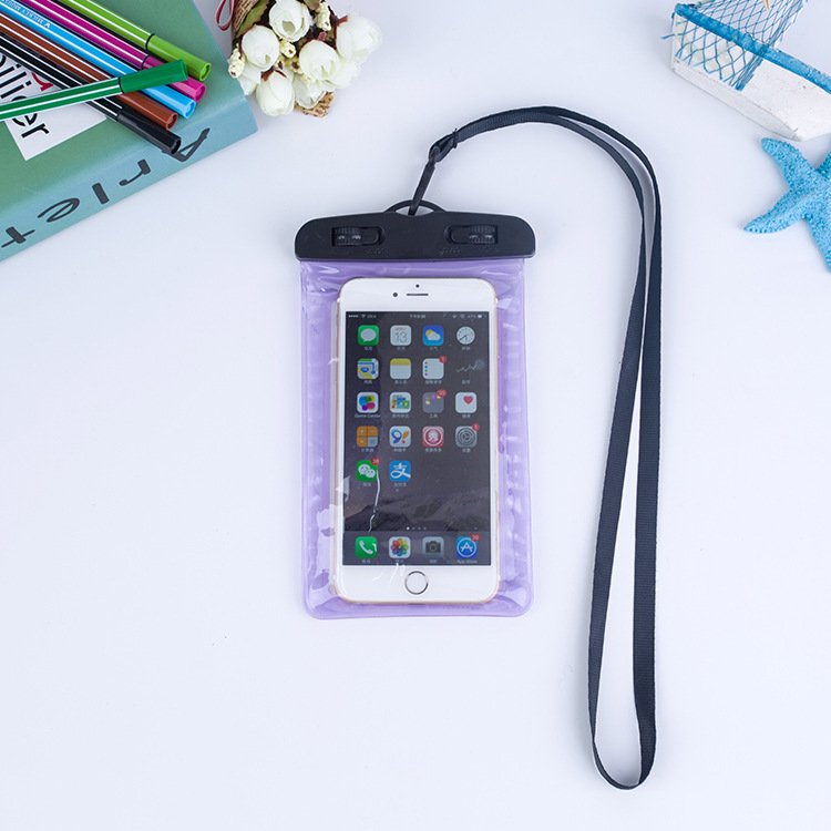 PVC Mobile Phone Cases WaterProof Bag Clear Pouch Case Waterproof Cell Phone Bag With Lanyard