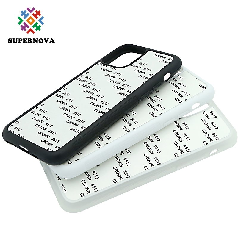 Sublimation Custom Style Phone Case Covers 2D TPU+PC Customized Print Logo Sublimation Phone Cases For Iphone 11 Series