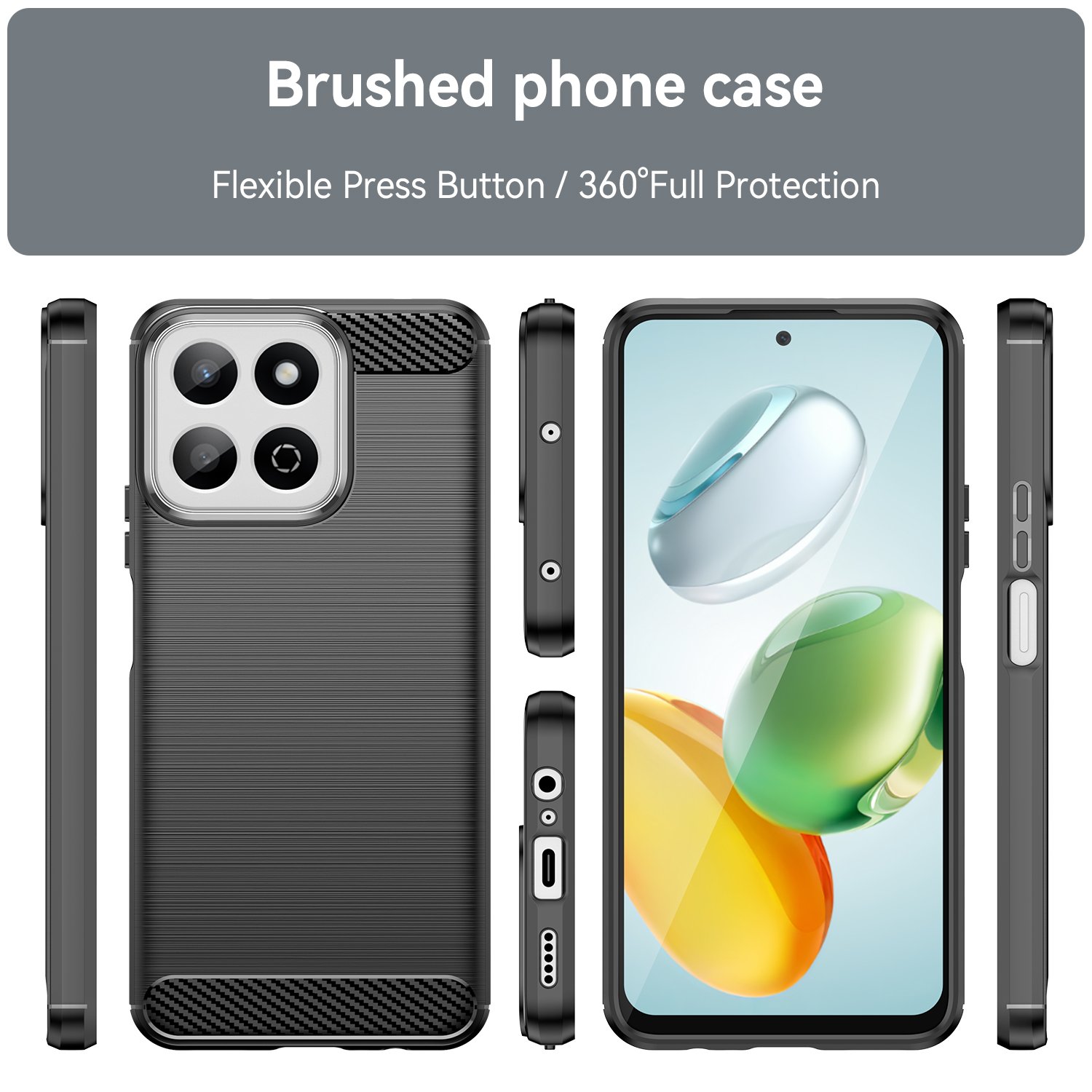 Hot Sale Carbon Fiber Case For Honor 60 Plus Mobile Phone case Shockproof Back Cover For Honor 200 Smart