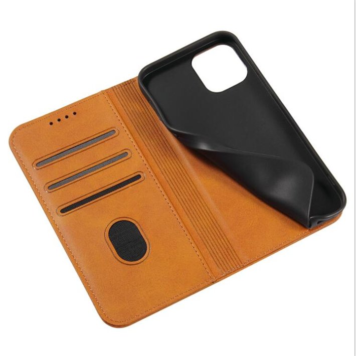 2024 New Arrival Leather Phone Case For iPhone 14 Magnetic Wallet Phone Case For Samsung Galaxy A11 PU Flip Case For A71