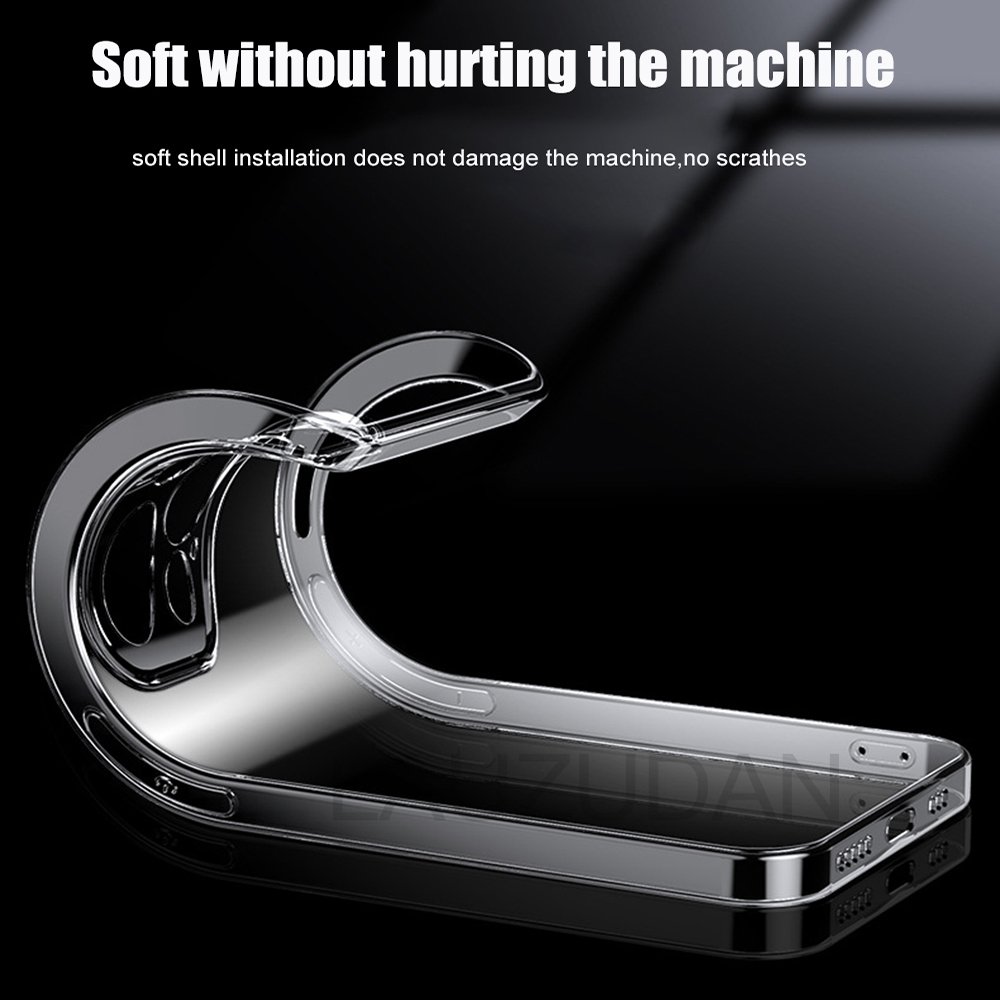 Clear Case for iPhone 15 16 Pro Max 14 13 12 11 Pro XR X XS Max 13 Mini Soft Silicon Case Cover For iphone 7 8 SE 2 6 6S 5