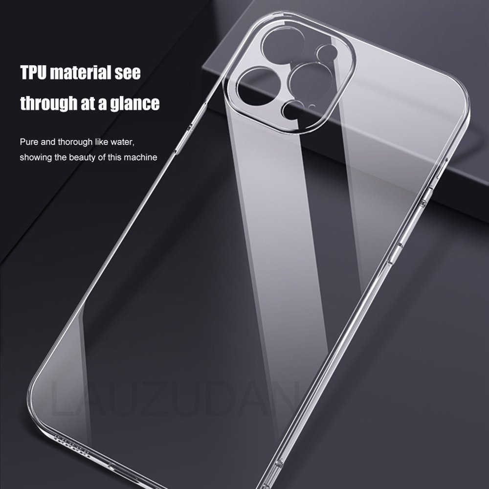 Clear Case for iPhone 15 16 Pro Max 14 13 12 11 Pro XR X XS Max 13 Mini Soft Silicon Case Cover For iphone 7 8 SE 2 6 6S 5