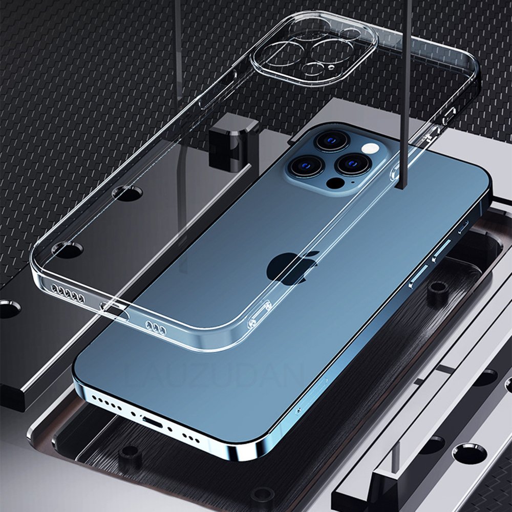 Clear Case for iPhone 15 16 Pro Max 14 13 12 11 Pro XR X XS Max 13 Mini Soft Silicon Case Cover For iphone 7 8 SE 2 6 6S 5