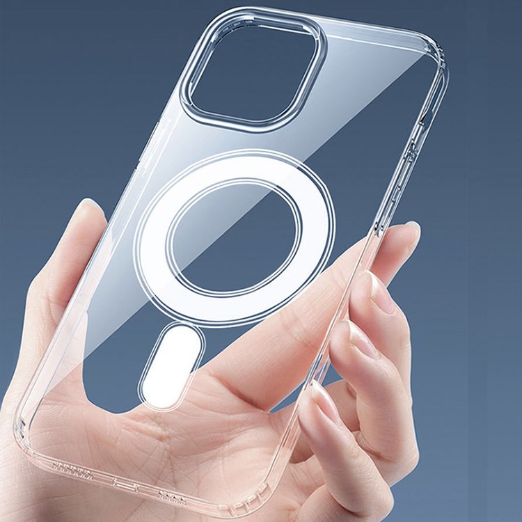 For iPhone 15 funda protector magnet for iPhone 15 clear magnetic case best seller for magnetic iphone 15 pro clear phone case