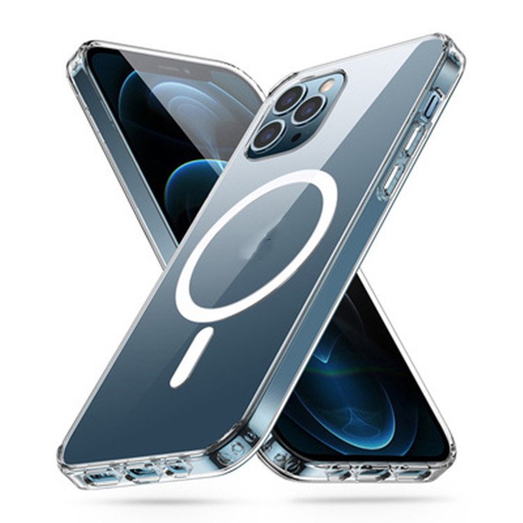 For iPhone 15 funda protector magnet for iPhone 15 clear magnetic case best seller for magnetic iphone 15 pro clear phone case
