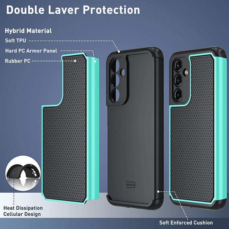 New Trending Products Mobile Phone Cases Shockproof TPU+Silicone Phone Case for Samsung A54 phone accessories