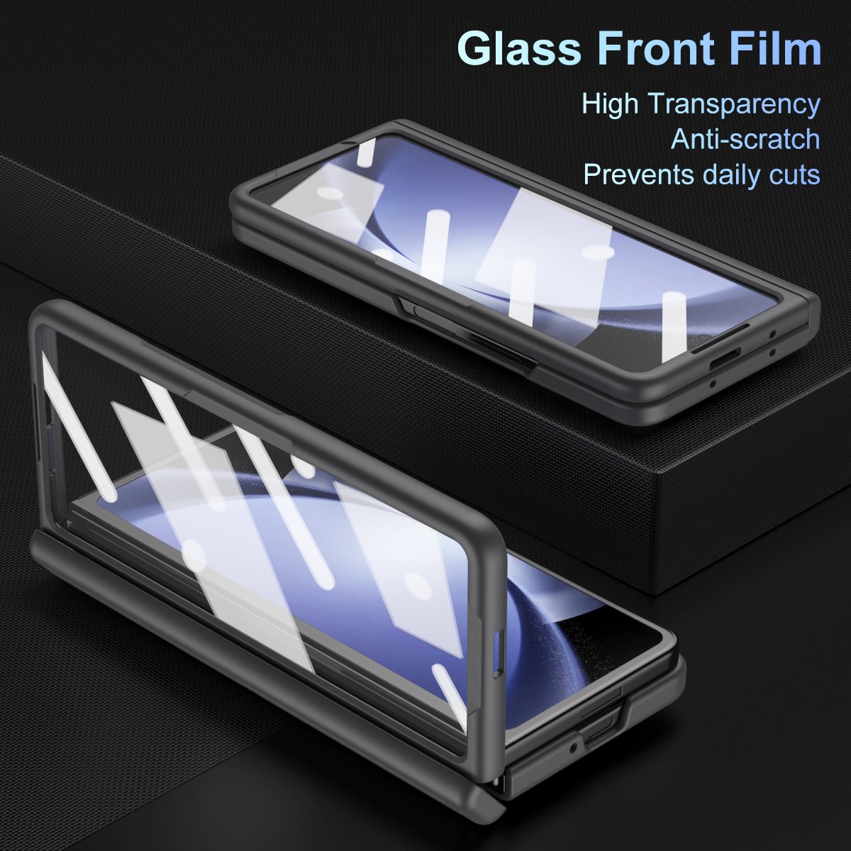 Phone case for samsung fold 5 4 shockproof Leather protect full cover case hard pc phone case for samsung z fold 3 4 5