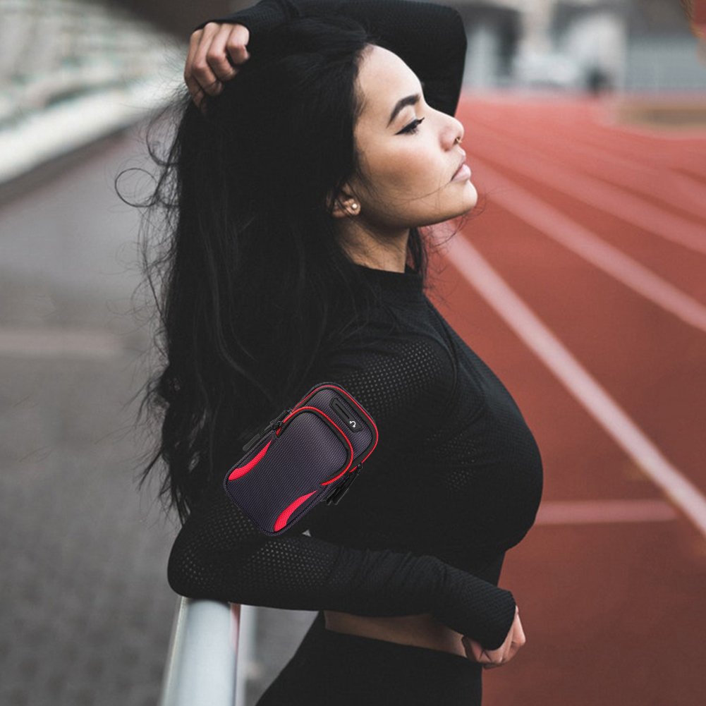 Waterproof Armband Sport Phone Case For Running Arm Phone Holder Sports Mobile Bag Hand Running Fitness Pouch Under 7.2 inch