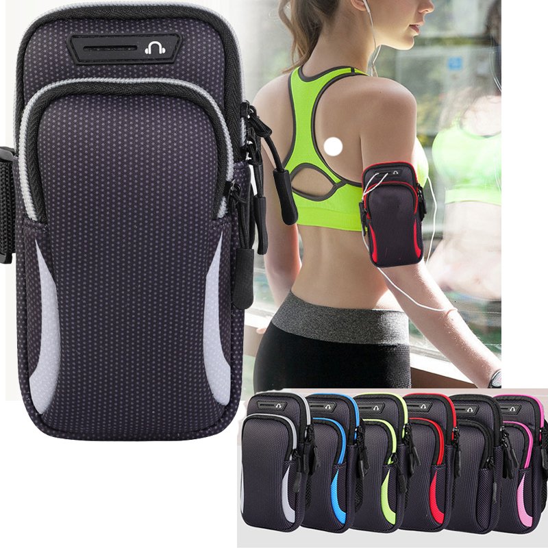 Waterproof Armband Sport Phone Case For Running Arm Phone Holder Sports Mobile Bag Hand Running Fitness Pouch Under 7.2 inch