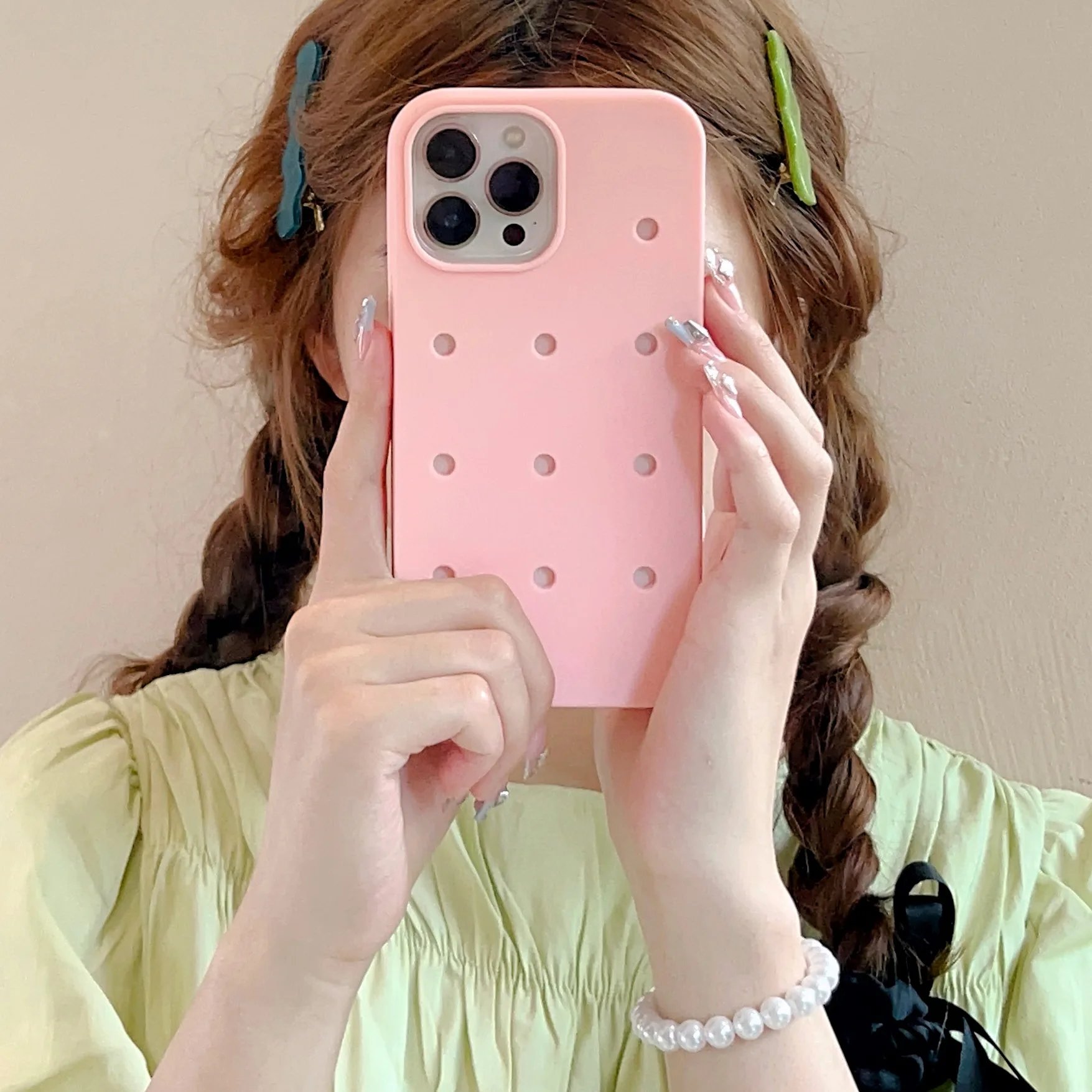 Phone Case Back Cover Holes Silicon Soft Tpu 2023 New Candy Color for Iphone 14 Pro Max 15 13 12 11 15 Pro Max Shockproof Luxury 16
