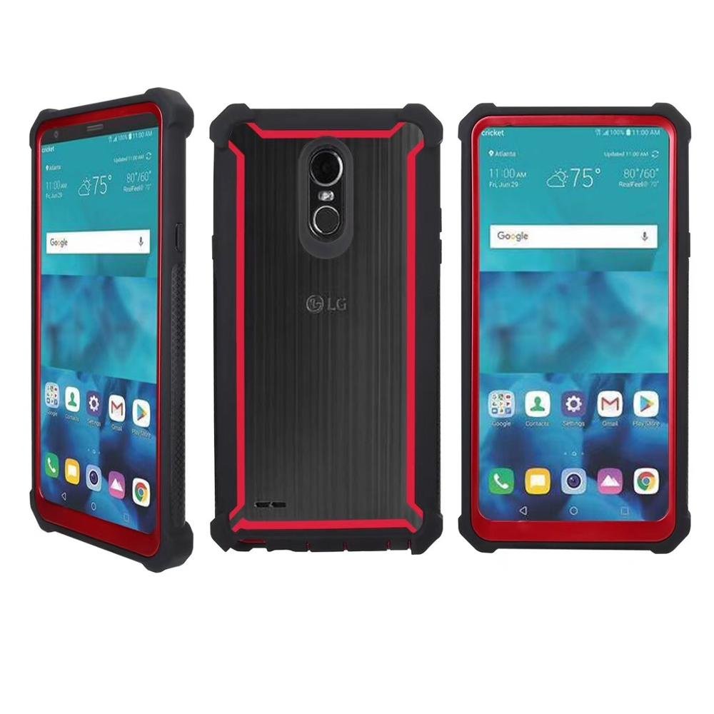 3 In 1 Air Bag Shockproof Armor Mobile Cell Phone Case For Lg Stylo 5 K53 K52 K62 Q52 Q62