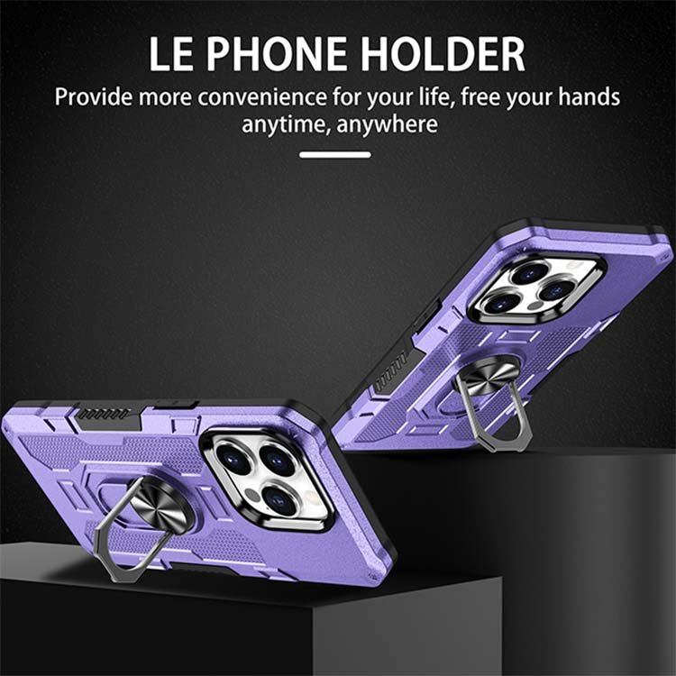 Slim Armor Phone Case for iPhone 16 15 Ring Stand Shockproof Kickstand Camera Protect Mobile Phone Case for iPhone 13 12 Cover