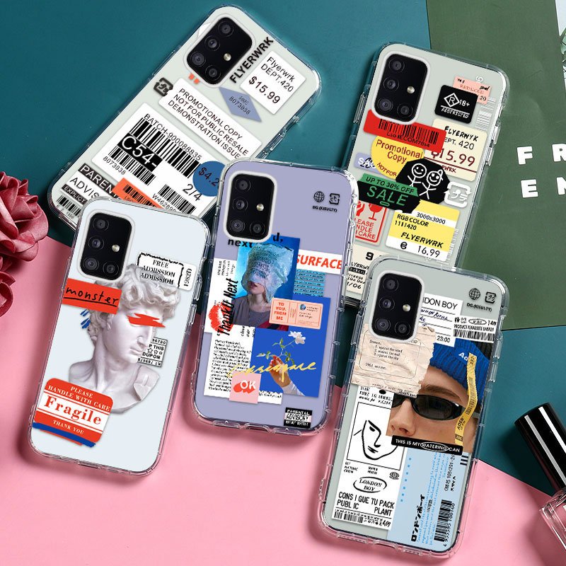 Funda Samsung A53 A13 A33 A21s A51 A31 A32 A12 A52S S21 FE S22 Plus Cover S22 Ultra Case for Samsung Galaxy S23 Ultra A52 Cases