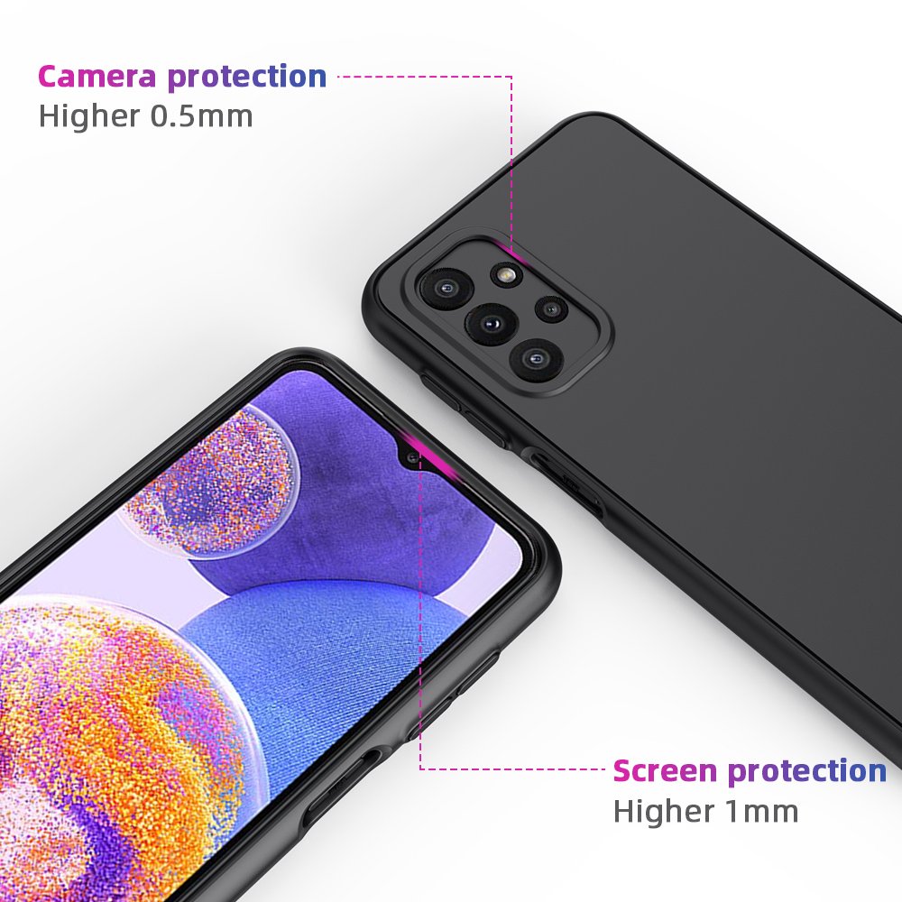 Phone Case manufacturer Custom Logo PC Soft TPU Color 2 in 1 Mobile Phone Case for Samsung Galaxy A23 5G Phone Cover