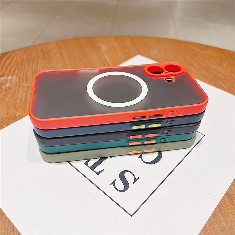Hot Luxury Shockproof Matte Magnetic Case PC Mobile Phone Case For iPhone 16 15 14 13 12 11 Pro Max XR XS Case