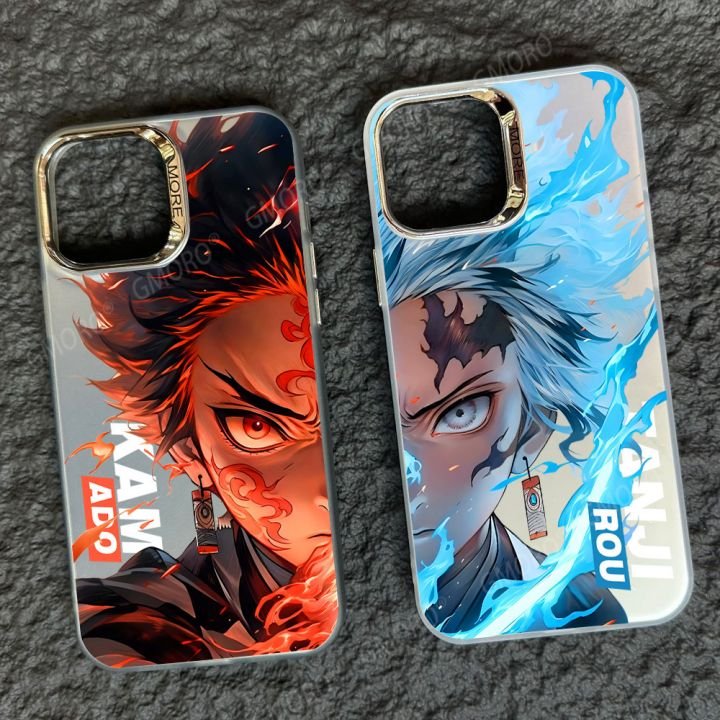 OEM Print TPU PC Cartoon jujutsu kaisen Anime Mobile Phone Case For iPhone 11 12 13 14 15 16 Pro max Protect Back Cover