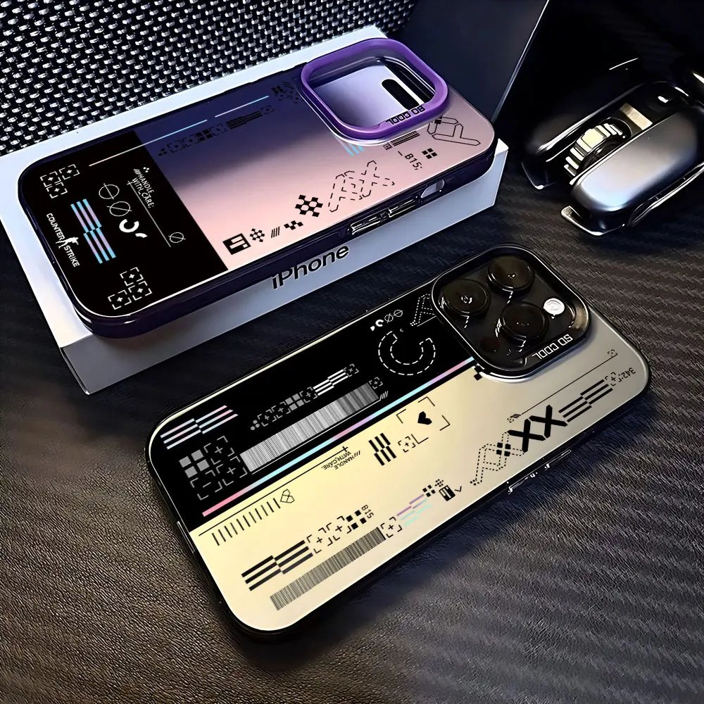 Hot Fashion Game CS Clear GO Phone Case For IPhone 15 14 13 12 11 Pro Max X XR XSMAX 8 7 Plus Matte Shockproof Back Cover