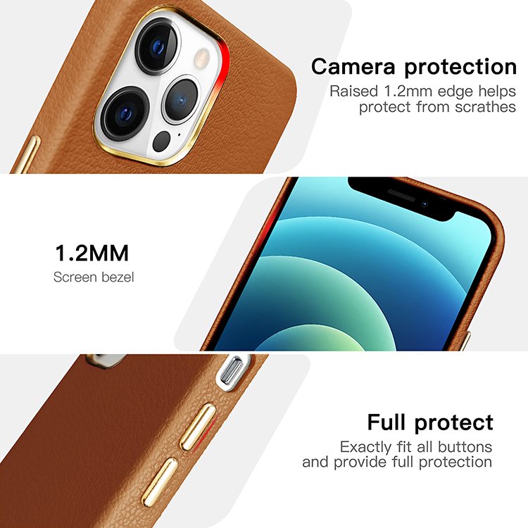Factory production magnetic phone case leather mobile phone case for iPhone 13 14 15 Pro Max
