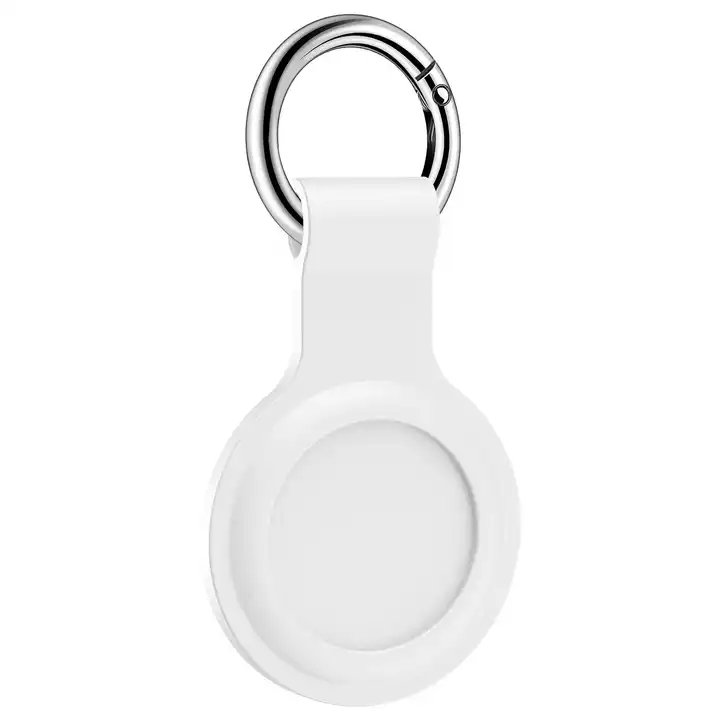 4 Pack High Quality Silicon Air tag Case Key Ring Airtag Keychain Holder Case For Apple Airtag