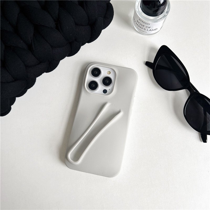 rhode lipstick and all-inclusive mobile phone case for iphone x xr 11 12 13 14 15 pro max cell phone case with lipstick holder