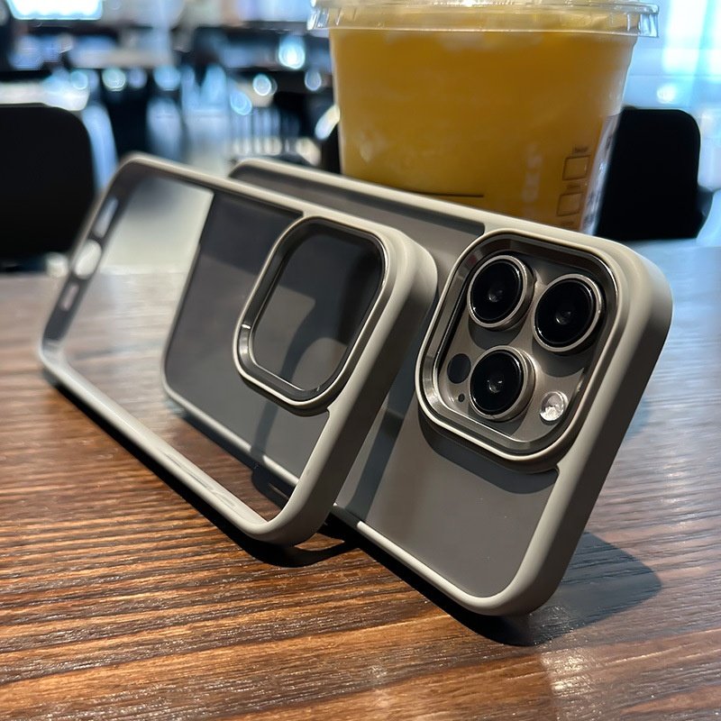 iphone 16 Phone Case Titanium Metal Primary Color for iPhone 15 Transparent case Anti Drop 13 ProMax Eagle Eye Back Phone Cover