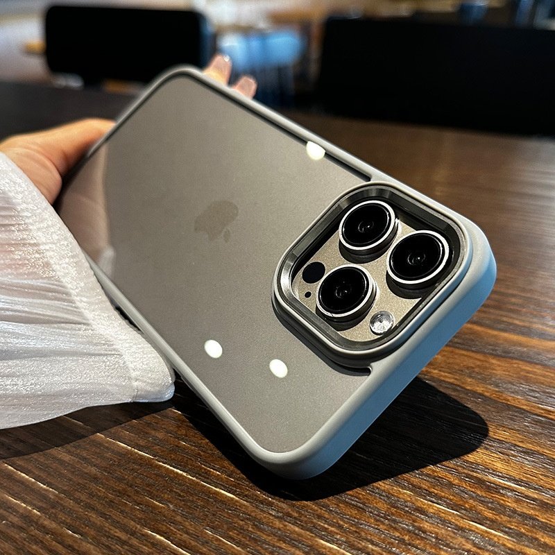 iphone 16 Phone Case Titanium Metal Primary Color for iPhone 15 Transparent case Anti Drop 13 ProMax Eagle Eye Back Phone Cover