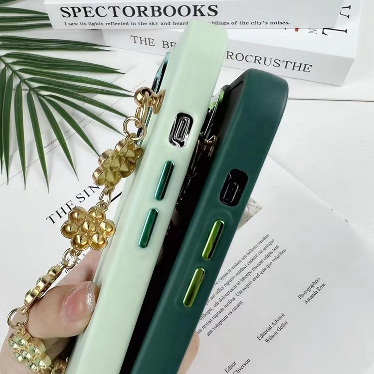 2024 hot newest stylish luxury woman ladies tpu sunflower diamond hand chain mobile phone case for iphone 15 14 13 12 11 pro max