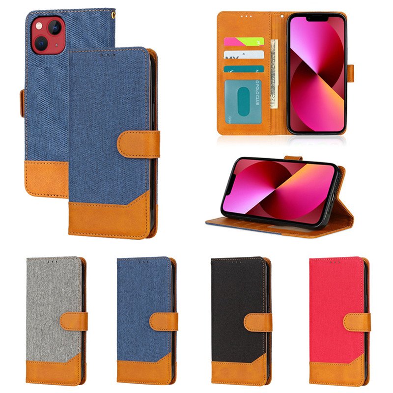 Leather Cases Flip Wallet Phone Case For iPhone 15 14 Pro 13 12 11 XS Max XR 6 7 8 Plus SE 2022 Protective Book Cover