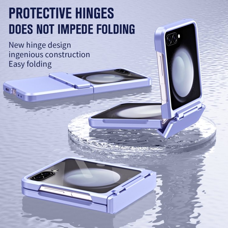 For Samsung Galaxy Z Flip 5 4 3 Case film Integral Hinge Shockproof Protective Mobile Phone Case For Samsung Galaxy Z Flip 5