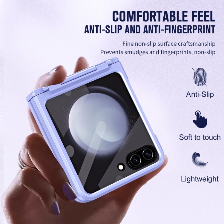 For Samsung Galaxy Z Flip 5 4 3 Case film Integral Hinge Shockproof Protective Mobile Phone Case For Samsung Galaxy Z Flip 5