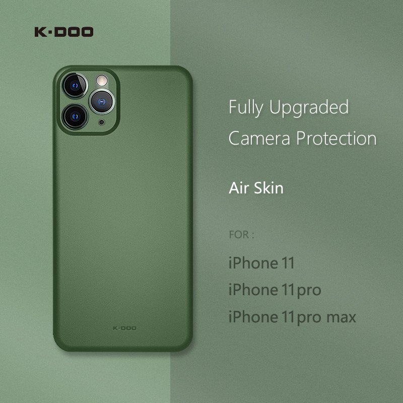 K-Doo Air Skin case ultra slim & lightweight super thin mobile phone protective cases 0.3mm for iphone11/11pro/11promax