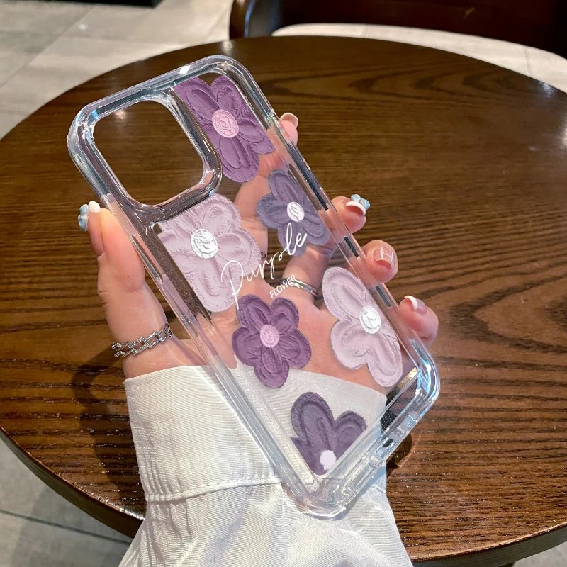 Oil Painting Flower Phone Case For iPhone 14 Pro Max Case iPhone 13 11 12 15 Pro Max 7 8 Plus XR XS Max X SE Shockproof Cover