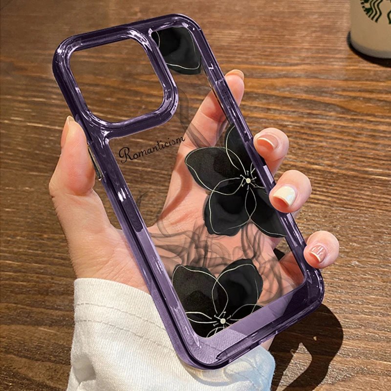 Oil Painting Flower Phone Case For iPhone 14 Pro Max Case iPhone 13 11 12 15 Pro Max 7 8 Plus XR XS Max X SE Shockproof Cover