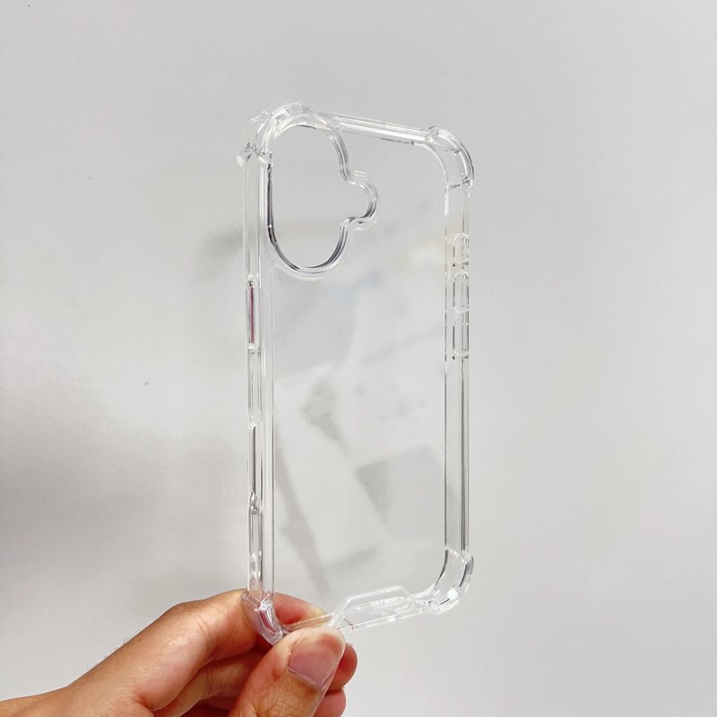 4 corners Acrylic and TPU 2in1Anti fall shell Magnetic mobile phone cases and covers for iphone 16 iphone16pro