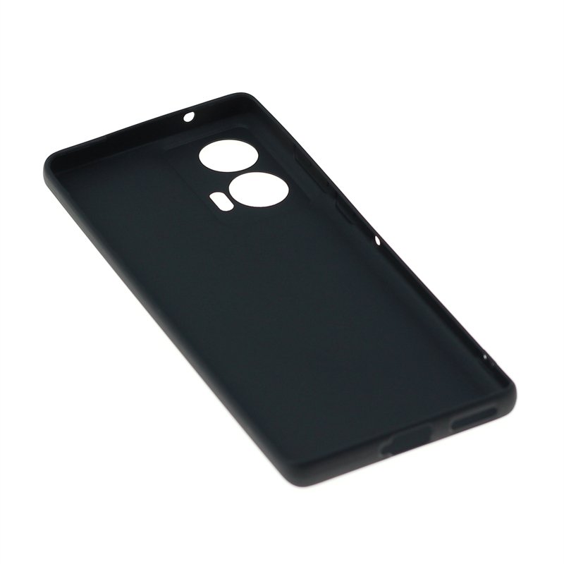Manufacturer Wholesale Matte TPU Cases Soft Frosted Back Cover Silicone Mobile Phone Case For Motorola Edge 50 Fusion 5G Black