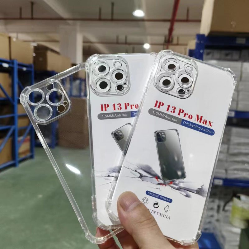 wholesale mobile Phone Case for iphone 15 pro max Transparent shockproof case For Iphone13 13rop max