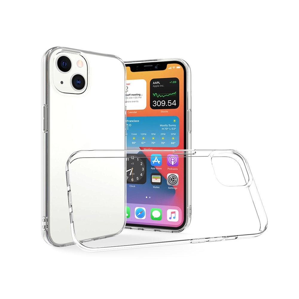 New arrival 2mm transparent clear TPU mobile phone case for iPhone 13 Pro
