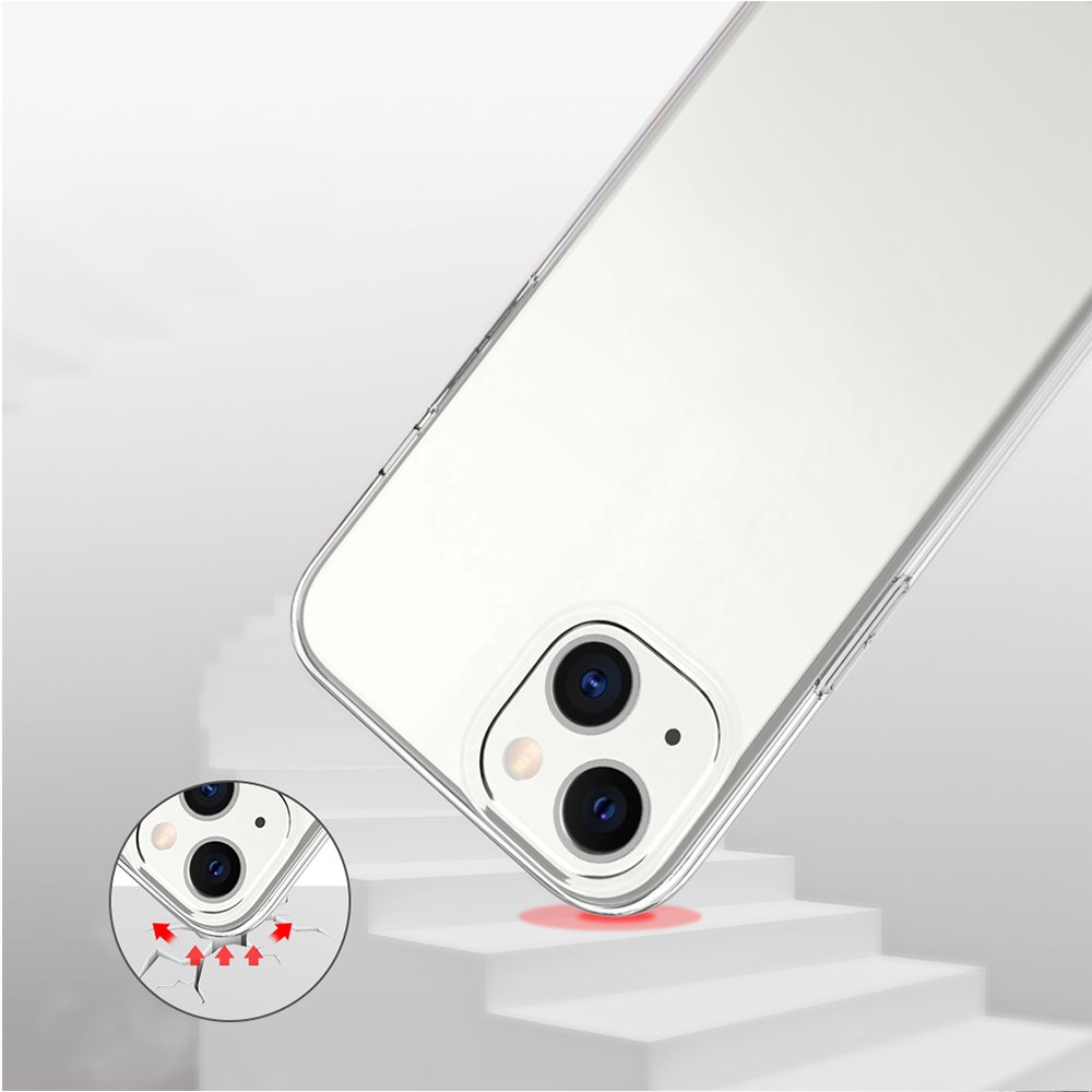 New arrival 2mm transparent clear TPU mobile phone case for iPhone 13 Pro
