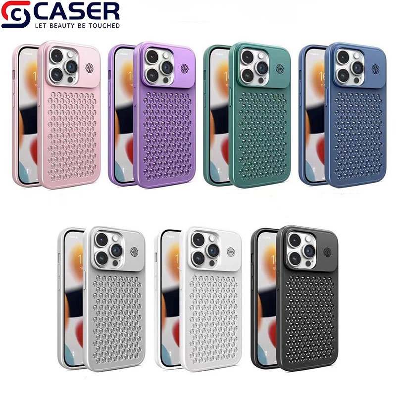 Ice Cooling Breathing Fragrance Aromatherapy Phone Covers Silicone Soft Solid Color Skin Feel Mobile Phone Case For Iphone 15 16