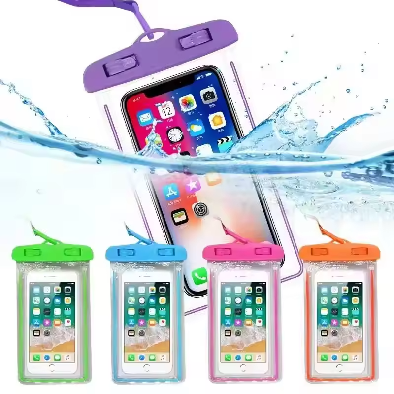 Mobile Phone Cover Waterproof Cell Phone Pouch Pack Bathroom Phone Case Custom Logo Swim Waterproof Travel Bag