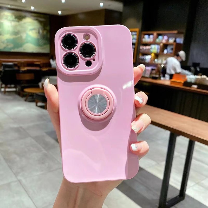 Wholesale Luxury Aesthetic Unique Ring Holder Mobile Phone Cases Business Street Styles Model Number Magnets Boxed Packaging