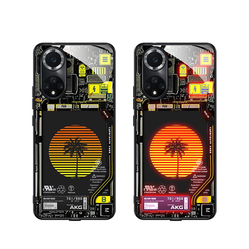 Caller glow mobile phone case for HUAWEI nova 9 8 7 SE pro mate 40 30 p50 p40 voice-activated lighting led phone case