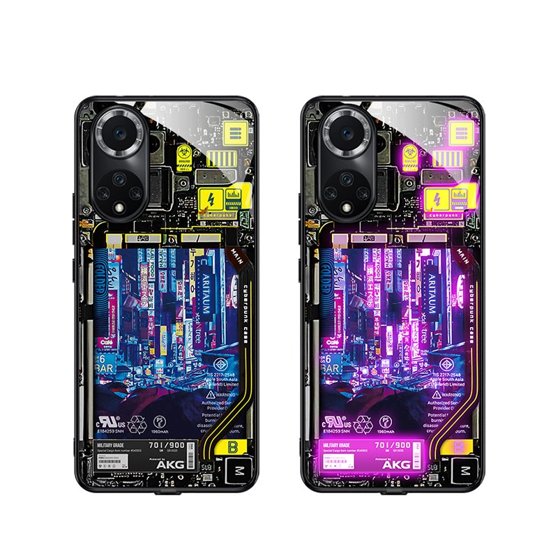 Caller glow mobile phone case for HUAWEI nova 9 8 7 SE pro mate 40 30 p50 p40 voice-activated lighting led phone case