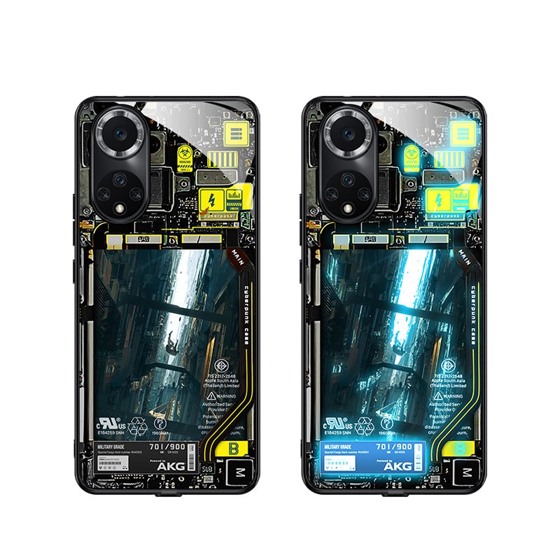 Caller glow mobile phone case for HUAWEI nova 9 8 7 SE pro mate 40 30 p50 p40 voice-activated lighting led phone case